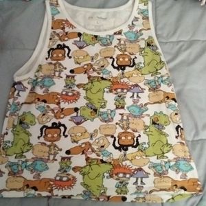 Rugrats size L cropped tank top